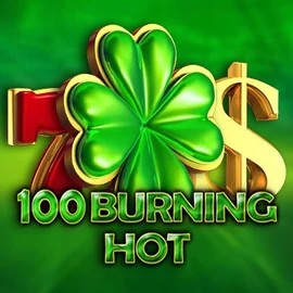 100 Burning Hot slot logo by Amusnet Interactive at Rolldorado Casino100 Burning Hot