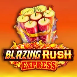Blazing Rush Express slot logo by AreaVegas at Rolldorado CasinoBlazing Rush Express