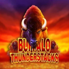 Logo of Buffalo Thunderstacks from Amatic Industries at Rolldorado Casino