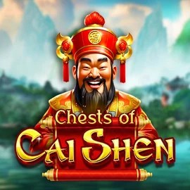 Chests of Cai Shen slot logo by Pragmatic Play at Rolldorado Casino