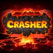 Crasher logo by Galaxsys at Rolldorado CasinoCrasher