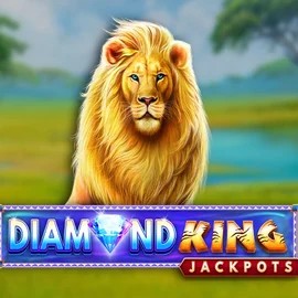 Jackpots logo of Diamond King Jackpots from SpinPlay Games at Rolldorado Casino