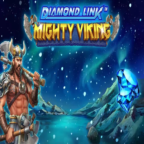 Diamond Link Mighty Viking slot visual from Greentube available on rolldoradocasino.eu