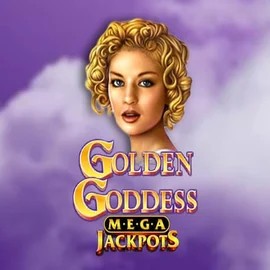 Jackpots logo of Golden Goddess Megajackpots from IGT at Rolldorado Casino