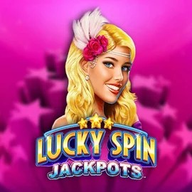 Lucky Spin Jackpots online game logo by Novomatic on rolldoradocasino.eu