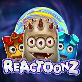 Reactoonz game by Play'n GO – logo hosted on Rolldorado Casino
