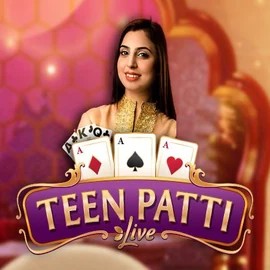 Teen Patti slot logo by Evoplay at Rolldorado CasinoTeen Patti